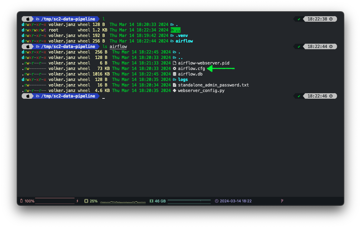 Airflow config location