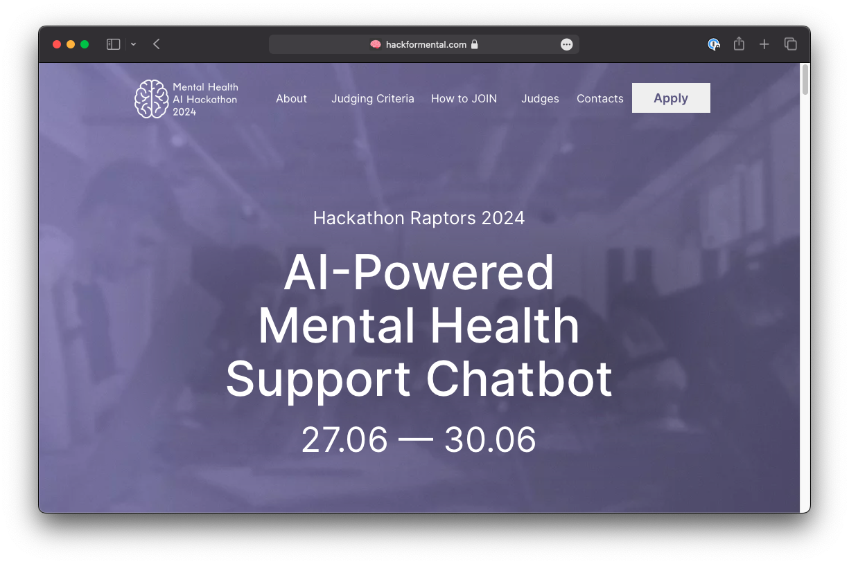 Mental Health AI Hackathon 2024