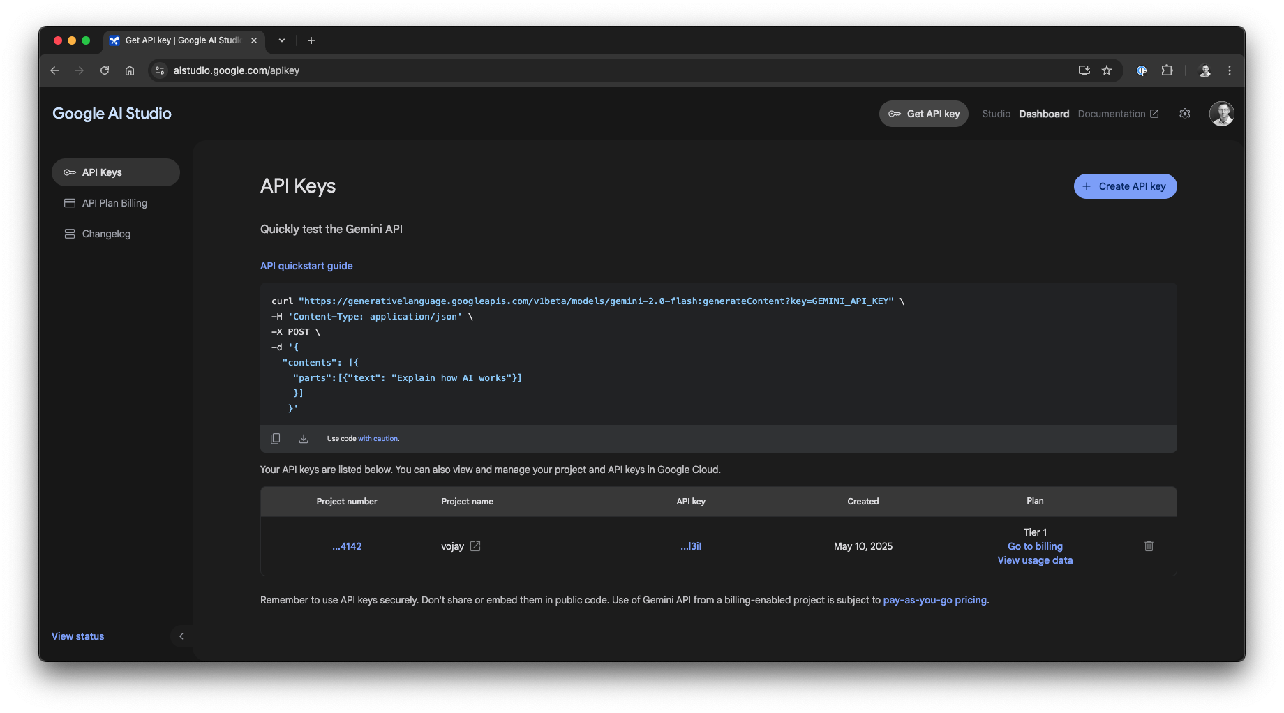 Google AI Studio